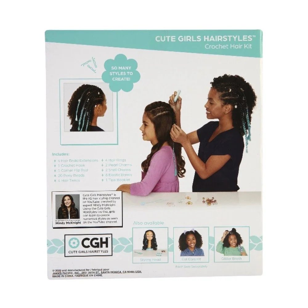 CGH Cute Girls Hairstyles Festival Hair Crochet Kit - Picture 7 of 7